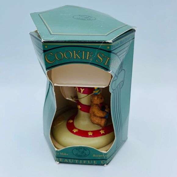 NIB Brown Bag Cookie Art Stamp Happy Birthday Teddy Bear Rare 1995 Recipe Book - Picture 5 of 8
